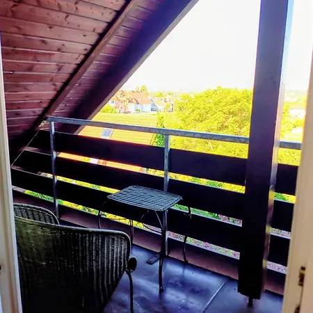 In A Wonderful Panoramic Location - With Shared Bathroom Διαμέρισμα Weinheim